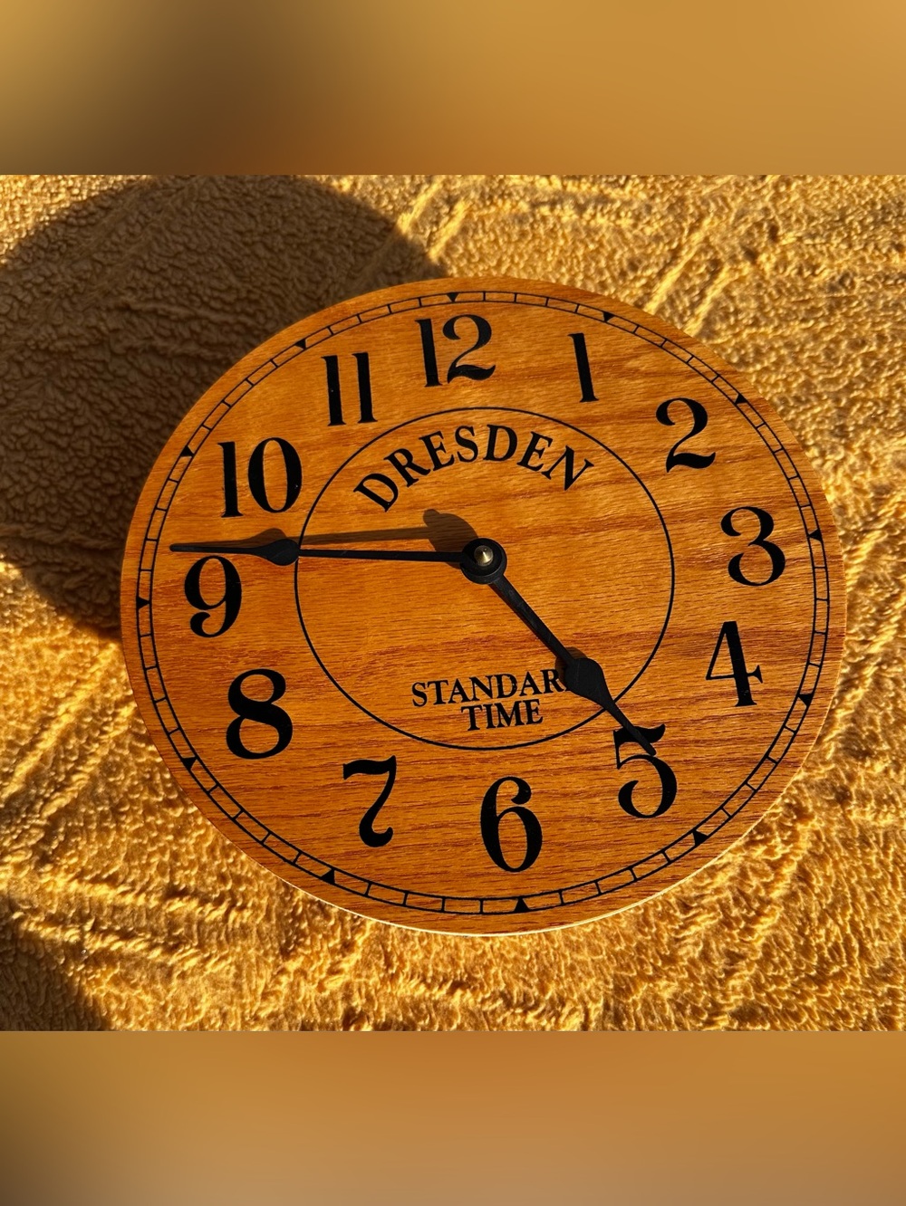 Vintage Longaberger Dresden Basket Clock Insert Only